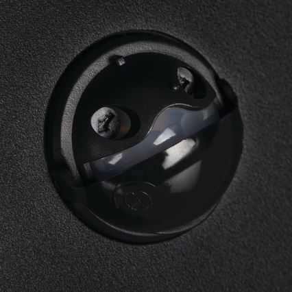 LED-ulkoseinävalaisin liiketunnistimella ja hämäräkytkimellä XERTO LED/20W/230V 3000/4000/6500K IP44 musta