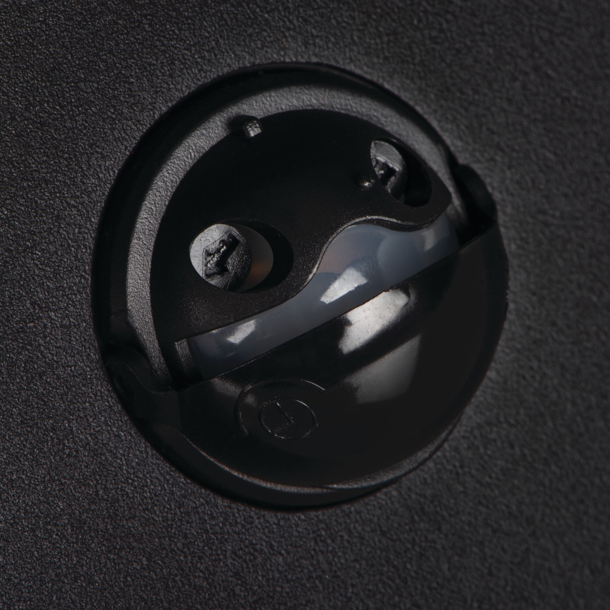 LED-ulkoseinävalaisin liiketunnistimella ja hämäräkytkimellä XERTO LED/20W/230V 3000/4000/6500K IP44 musta