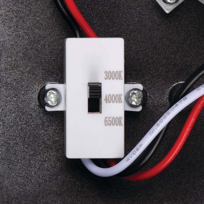 LED-ulkoseinävalaisin liiketunnistimella ja hämäräkytkimellä XERTO LED/20W/230V 3000/4000/6500K IP44 musta