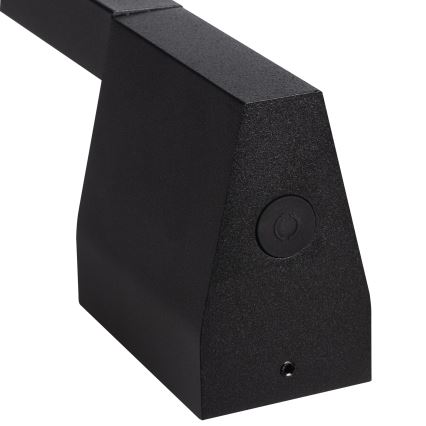 LED-ulkoseinävalaisin YALTE LED/12W/230V 3000/4000/6500K 123 cm IP54 musta