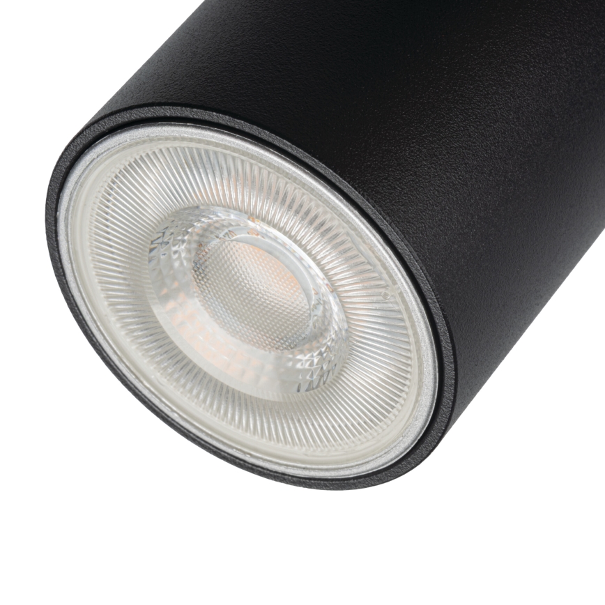 ALTEAR-liukukiskoon asennettava spottivalaisin 2xGU10/10W/230V 1 m musta