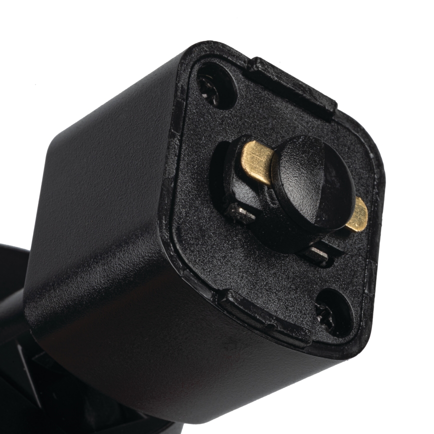 ALTEAR-liukukiskoon asennettava spottivalaisin 2xGU10/10W/230V 1 m musta