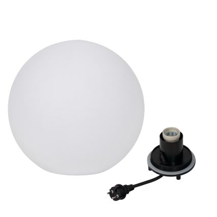 Ulkovalaisin STONO 1xE27/20W/230V, Ø 40 cm, IP65, valkoinen