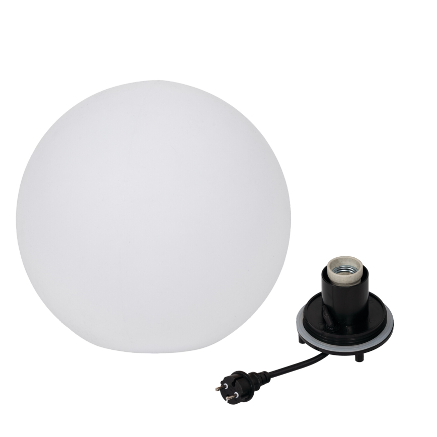 Ulkovalaisin STONO 1xE27/20W/230V, Ø 40 cm, IP65, valkoinen