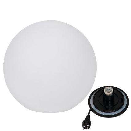 Ulkovalaisin STONO 1xE27/20W/230V halkaisija 50 cm IP65 valkoinen