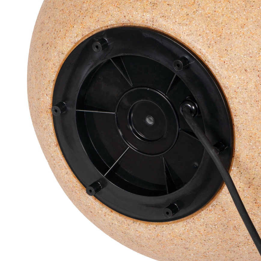 Ulkovalaisin STONO 1x E27/20W/230V, halkaisija 40 cm, IP65, beige