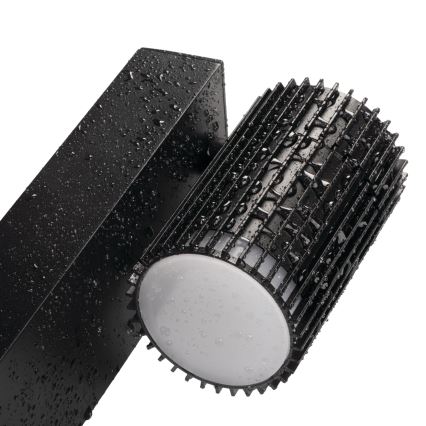 Ulkovalaisin RADILO 1xGU10/11W/230V 50 cm IP44 musta