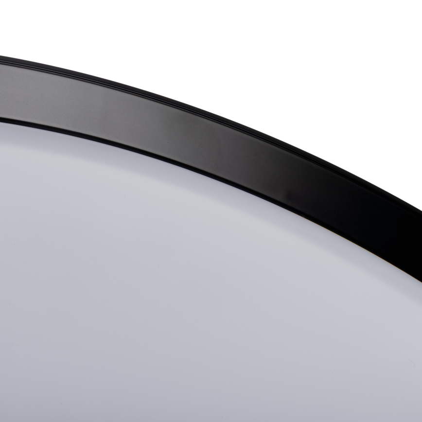 Himmennettävä LED-kattovalaisin LIXAN LED/47W/230V 3000–6500K Ø 38,6 cm valkoinen/musta + kaukosäädin