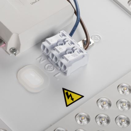 LED Himennettävä kattovalaisin LIXAN LED/65W/230V 3000-6500K halkaisija 48,6 cm valkoinen/hopea + kaukosäädin