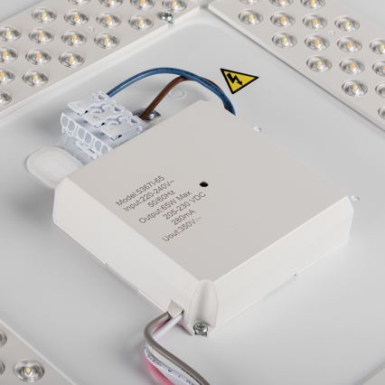 Himmennettävä LED-kattovalaisin LIXAN LED/65W/230V 3000-6500K Ø 48,6 cm valkoinen/musta + kaukosäädin