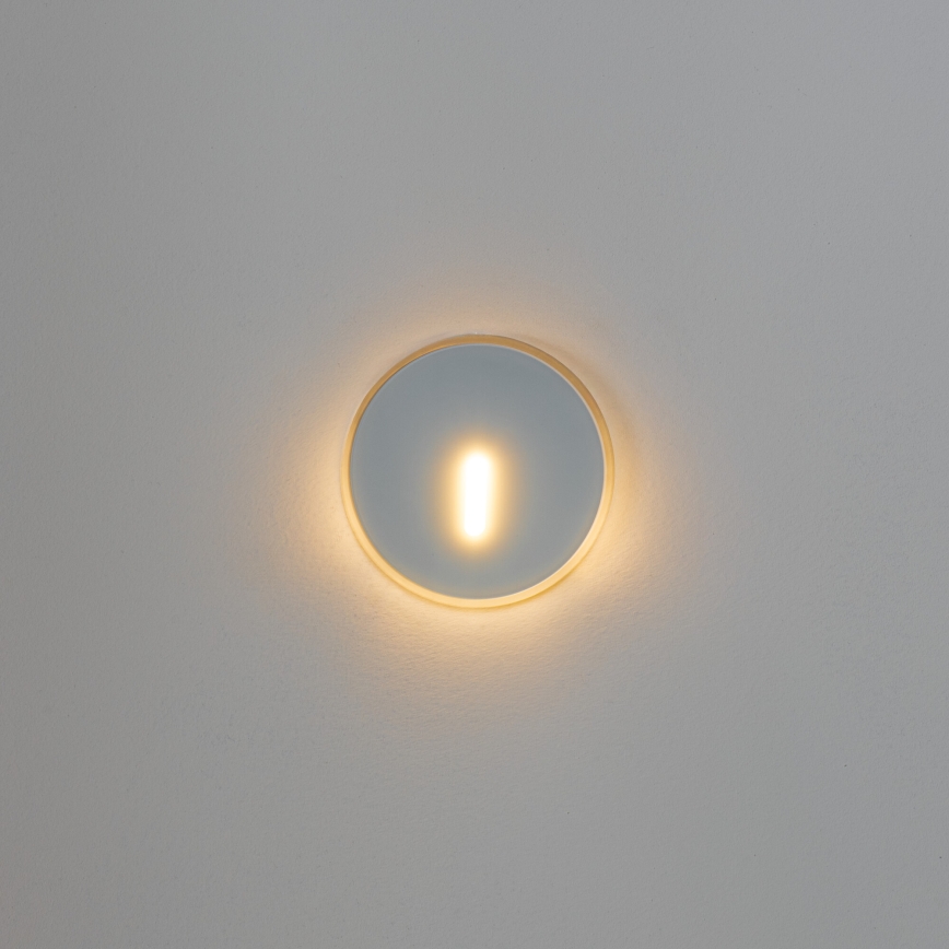 LED-porrasvalaisin MAGNIK LED/1,7W/230V 2700/3300/3900/4600/5700K valkoinen, pyöreä