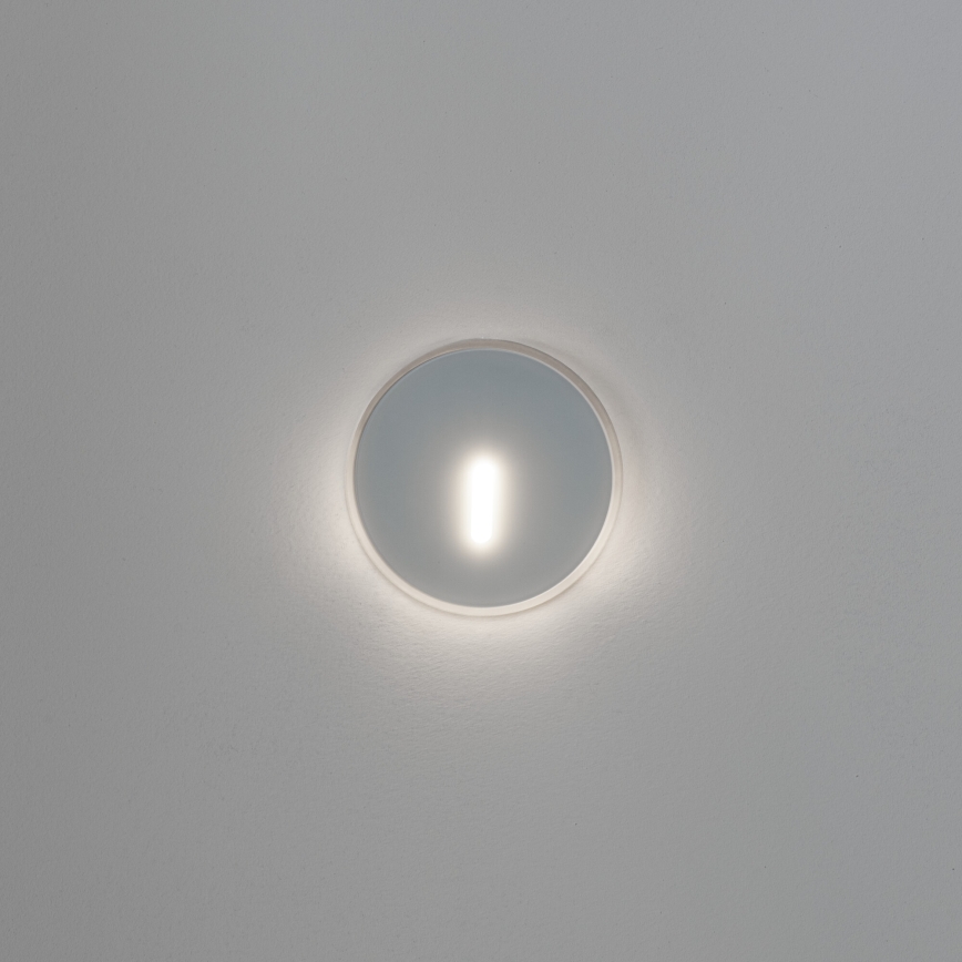 LED-porrasvalaisin MAGNIK LED/1,7W/230V 2700/3300/3900/4600/5700K valkoinen, pyöreä