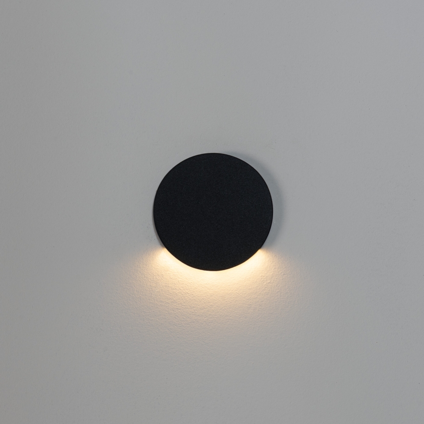 LED-porrasvalaisin MAGNIK LED/1,7W/230V 2700/3300/3900/4600/5700K musta pyöreä
