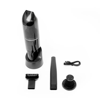 Kannettava autolaturi-imuri 75W/2000 mAh musta