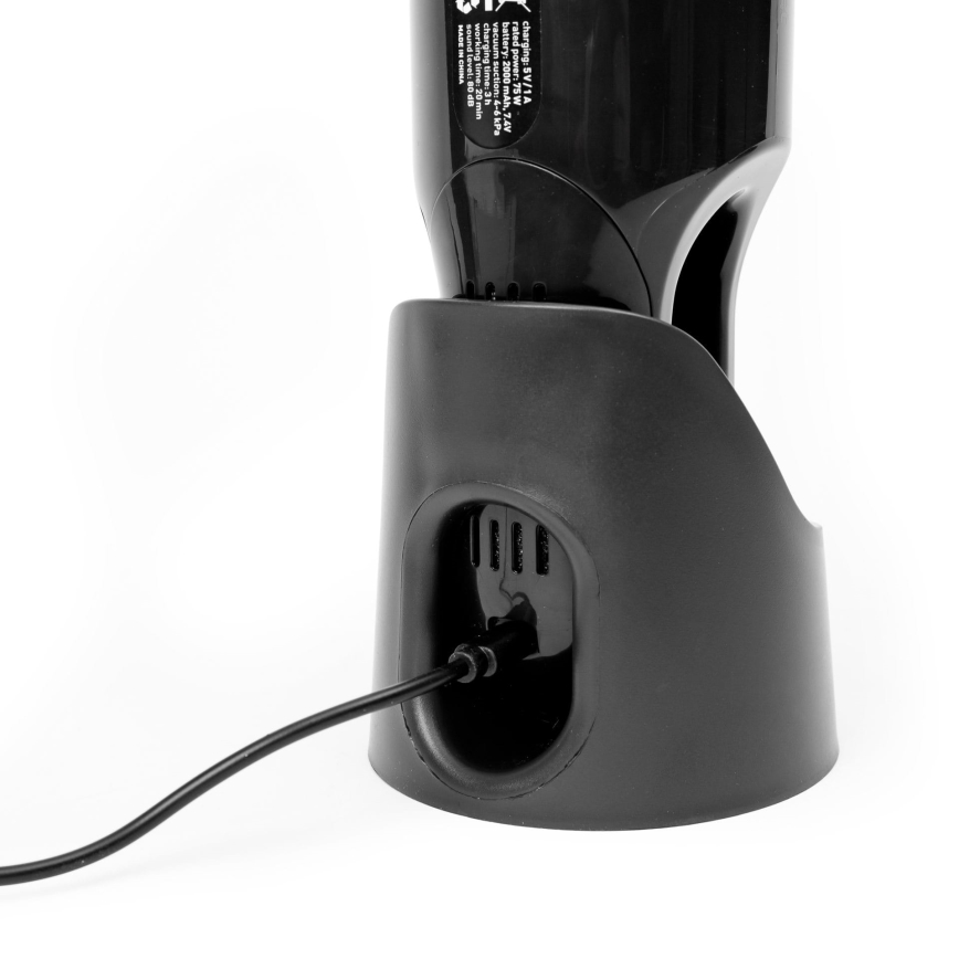 Kannettava autolaturi-imuri 75W/2000 mAh musta