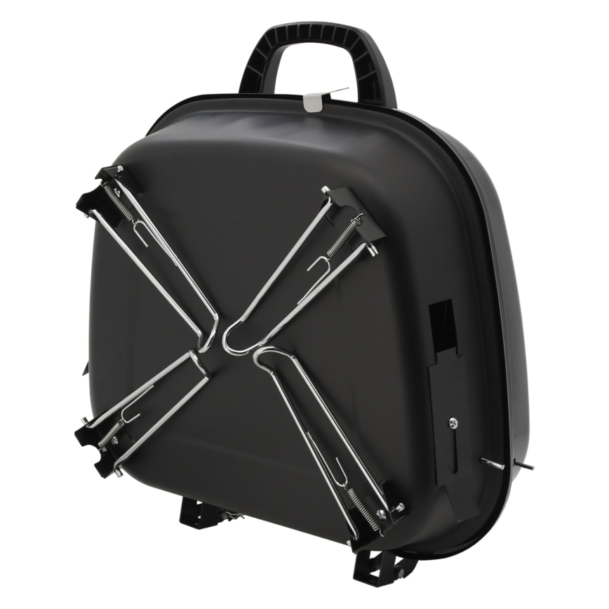 Kannettava hiiligrilli musta