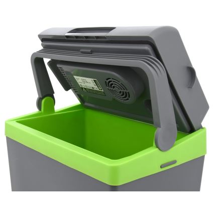 Kannettava jäähdytyslaatikko 22 l 55W/12V/230V harmaa/vihreä