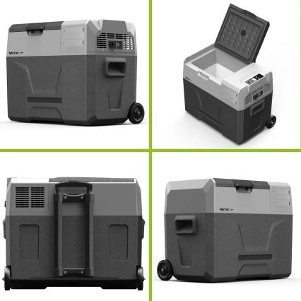 kannettava jääkaappi autoon LCD-näytöllä 40 l 230V/12V/24V musta