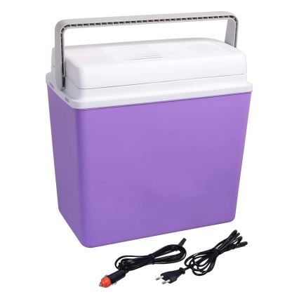Kannettava kylmälaukku autoon 23 l 55W/12V/230V violetti/valkoinen