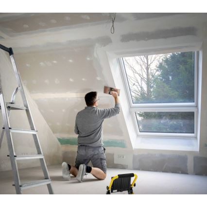 Kannettava LED-valonheitin TIGRA LED/100W/4000K IP54 musta/keltainen