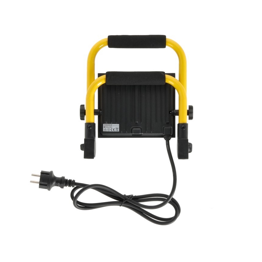 Kannettava LED-valonheitin TIGRA LED/50W/4000K IP54 musta/keltainen