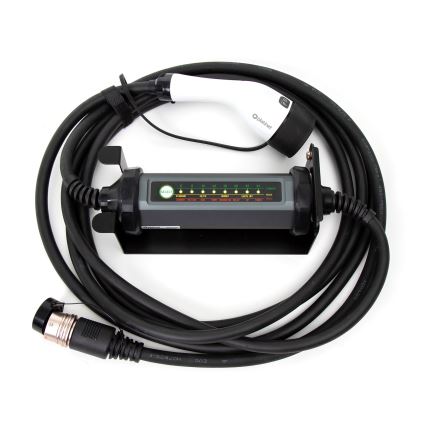 Kannettava sähköauton laturi, jossa 4 Type 2 -adapteria 32A/480V 22kW 5m IP67