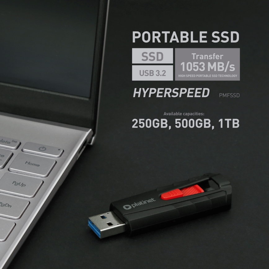 kannettava SSD levyasema 500 GB USB 3.2 Gen2