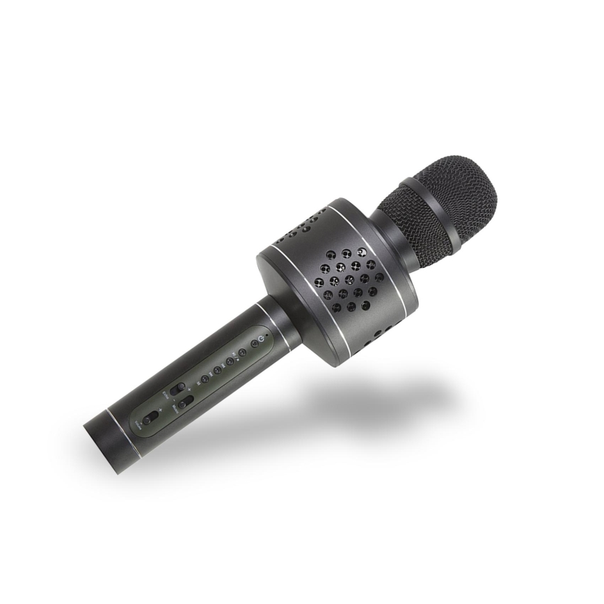 Karaokamikrofoni 6W/5V 1500 mAh Bluetooth musta