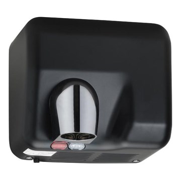 Käsienkuivain 26x23 cm ruostumaton teräs/musta