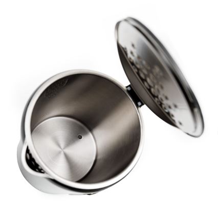 Kattila LCD-näytöllä 1,7 l 2200W/230V musta + matkakuppi 450 ml