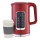 Kattila LCD-näytöllä 1,7 l 2200W/230V punainen + matkakuppi 450 ml