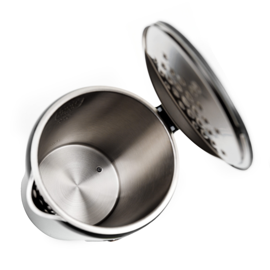 Kattila LCD-näytöllä 1,7 l 2200W/230V punainen + matkakuppi 450 ml