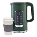 Kattila LCD-näytöllä 1,7 l 2200W/230V vihreä + matkakuppi 450 ml