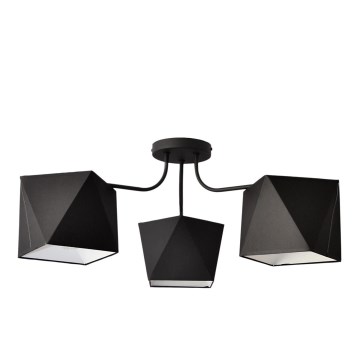 Kattokruunu ADAMANT 3xE27/15W/230V musta