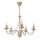 Kattokruunu ANTON ketjulla 5xE14/60W/230V, beige