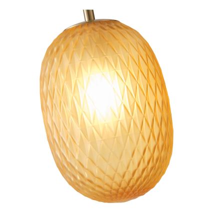 Kattokruunu johdossa 1xE14/25W/230V ruskea pr. 15 cm