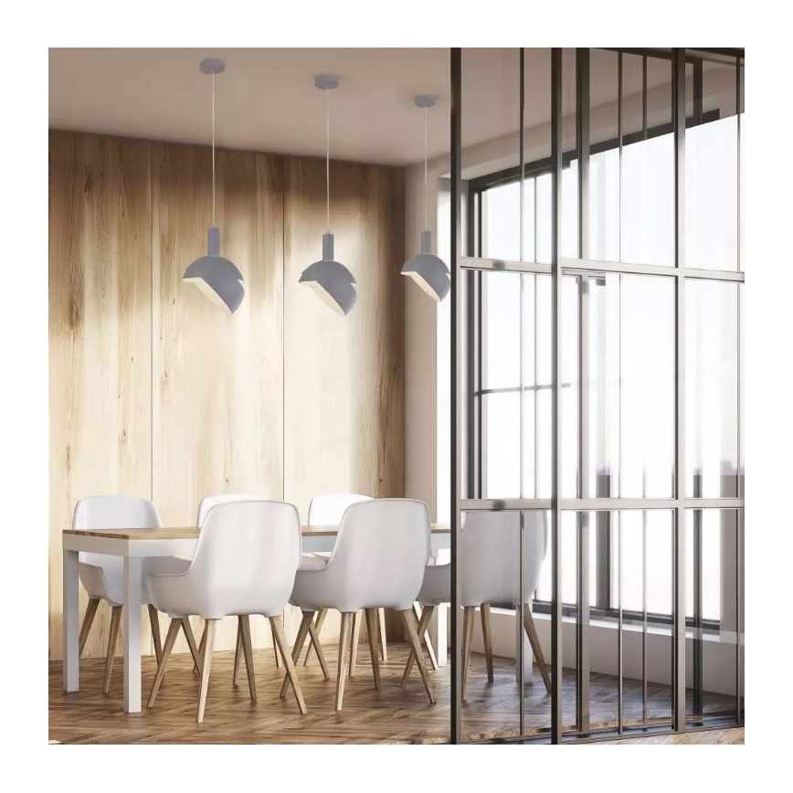 Kattokruunu johdossa 1xE14/60W/230V harmaa