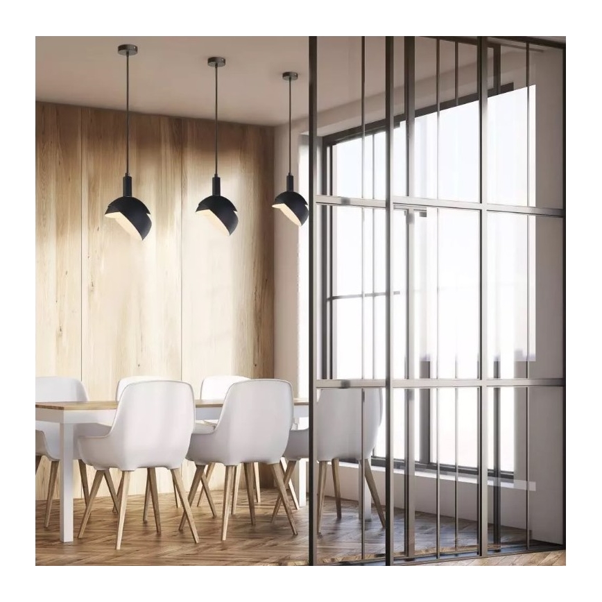 Kattokruunu johdossa 1xE14/60W/230V musta