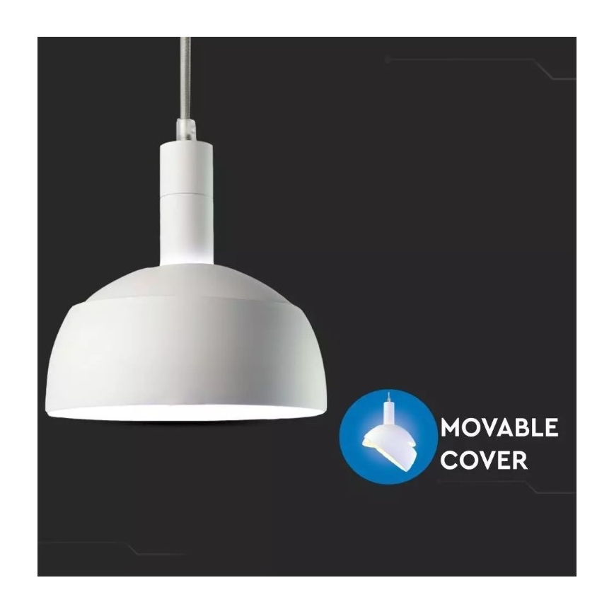 Kattokruunu johdossa 1xE14/60W/230V valkoinen