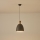 Kattokruunu johdossa 1xE27/15W/230V harmaa halkaisija 23 cm
