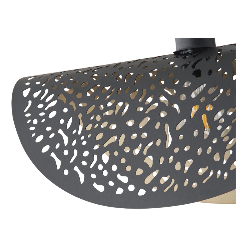 Kattokruunu johdossa 1xE27/15W/230V musta