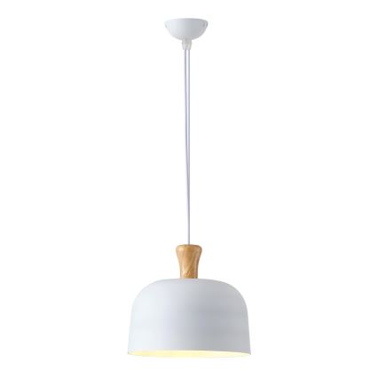 Kattokruunu johdossa 1xE27/15W/230V valkoinen halkaisija 27 cm