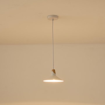 Kattokruunu johdossa 1xE27/15W/230V valkoinen