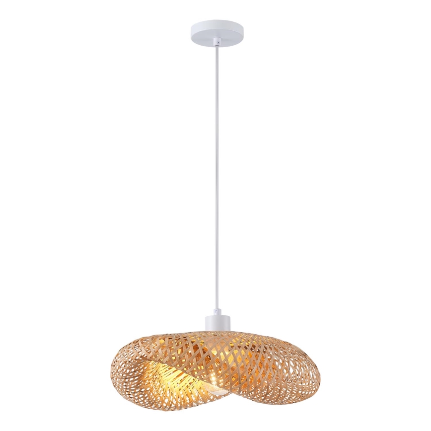 Kattokruunu johdossa 1xE27/40W/230V bambu