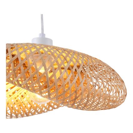 Kattokruunu johdossa 1xE27/40W/230V bambu