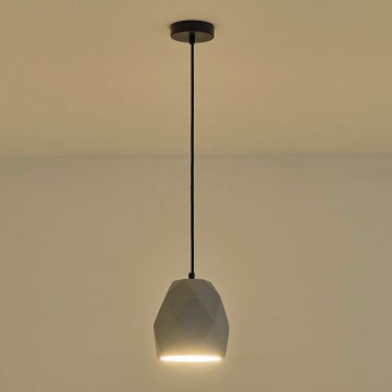 Kattokruunu johdossa 1xE27/40W/230V harmaa