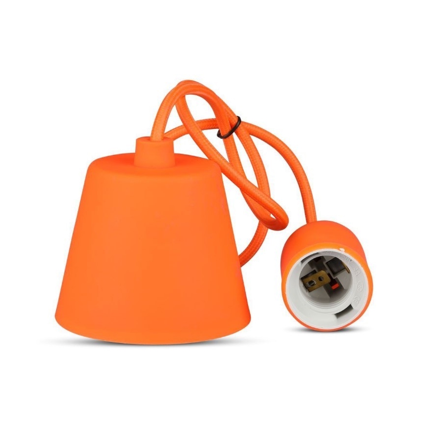 Kattokruunu johdossa 1xE27/60W/230V oranssi