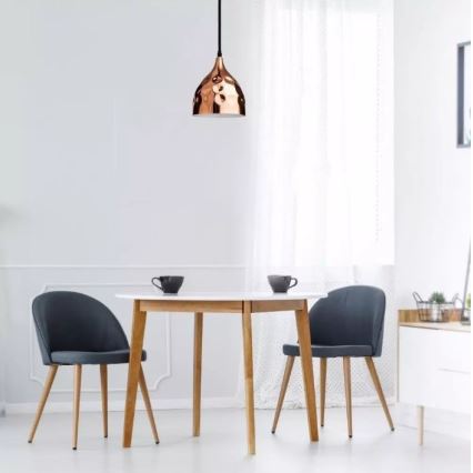 Kattokruunu johdossa 1xE27/60W/230V ruusukulta