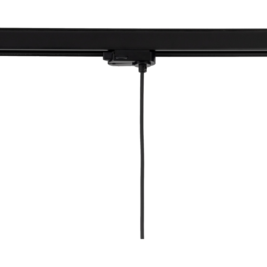 Kattokruunu johdossa 3-vaihe kiskojärjestelmään TRACER 1xE27/15W/230V halkaisija 20 cm musta/valkoinen
