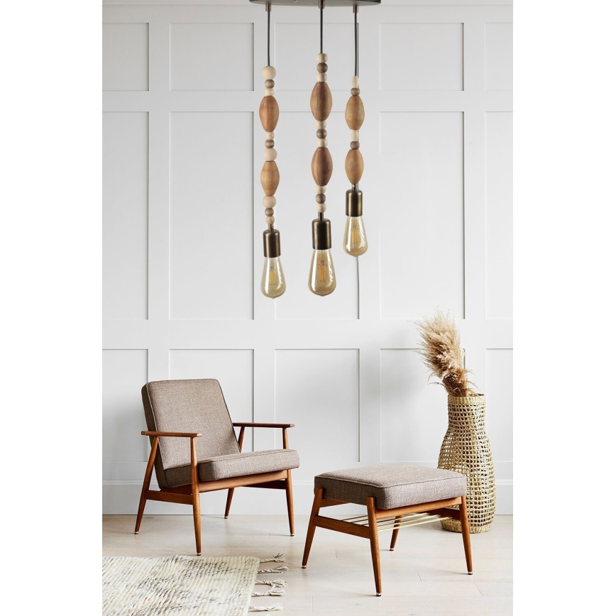 Kattokruunu johdossa 3xE27/60W/230V